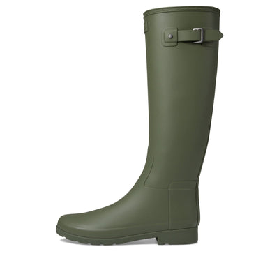Hunter Original Tall Women's Waterproof Rain Boot Logo Backstrap Lichen Green 11