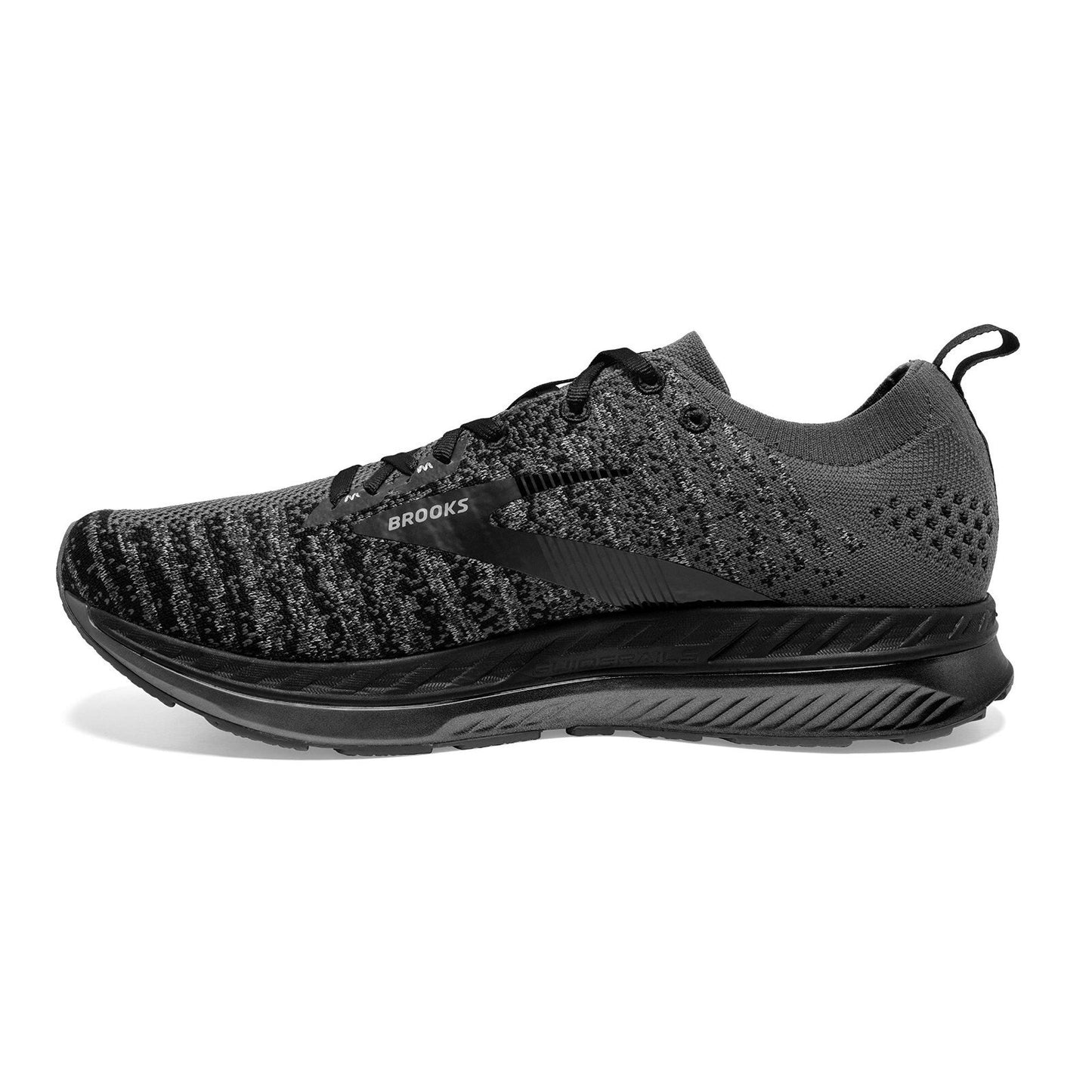 Brooks Mens Bedlam 2 Running Shoe - Ebon Size 8 Ebony/Black/Grey