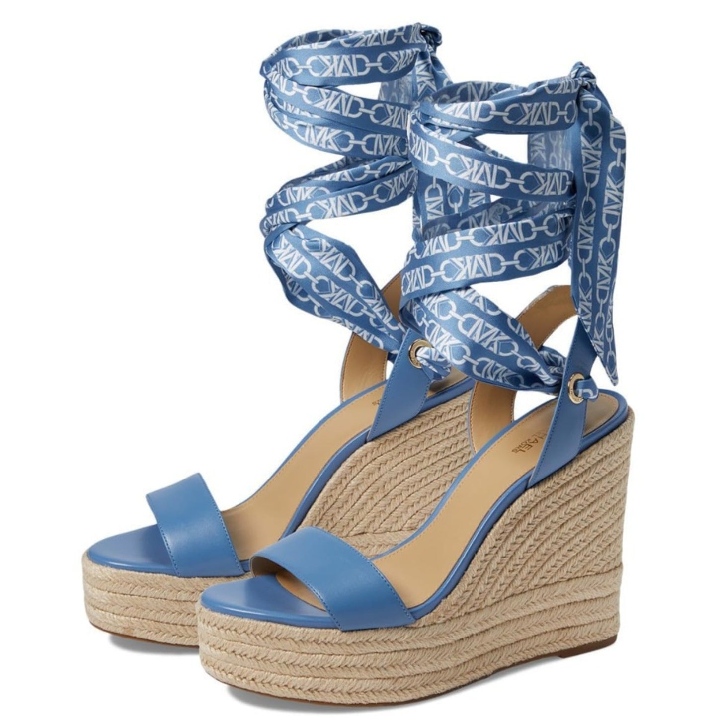 Michael Kors Esme Women Wedge Espadrille French Blue 9.5 M