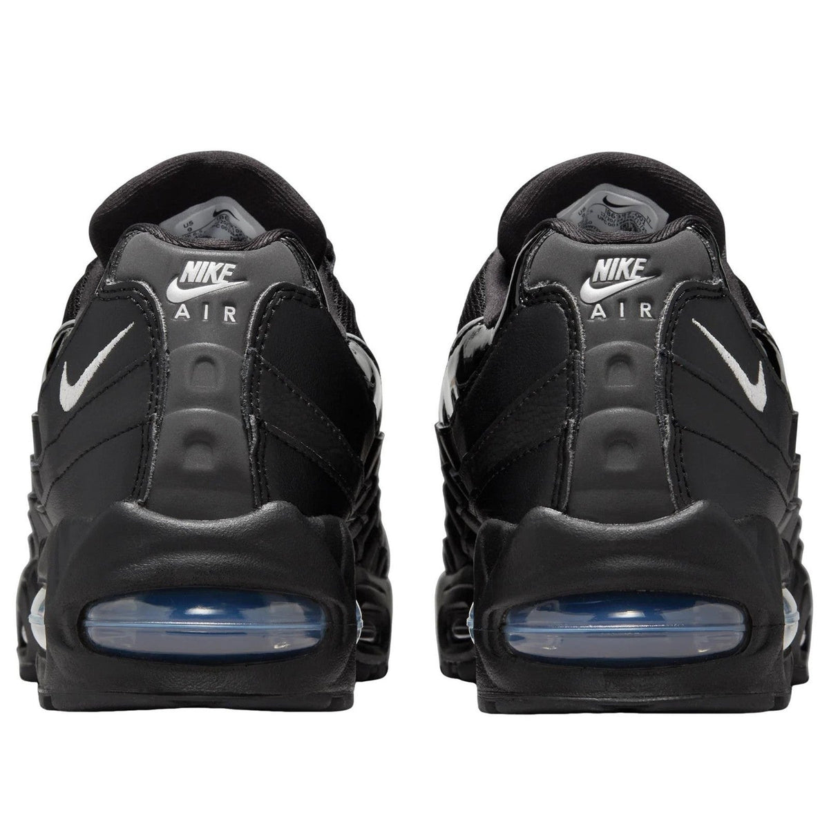 Nike Air Max 95 Big Bubble Triple Black Casual Running Sneaker Men 6.5 / Women 8