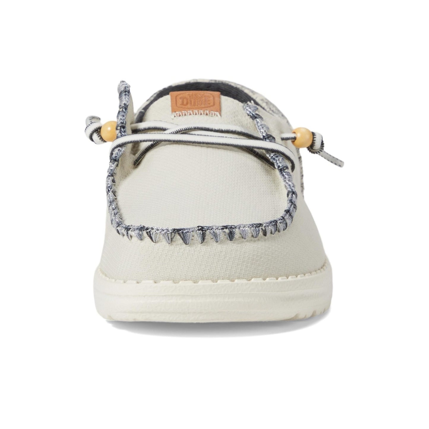 Hey Dude Wendy Funk Jacquard Unisex Casual Shoes, White /blue Men 10.5- Women 12