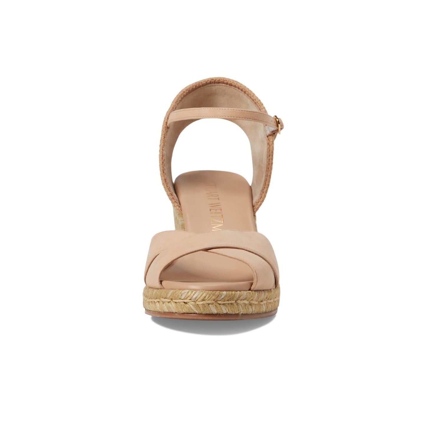 Stuart Weitzman Mirela II Women's Espadrille Wedge Sandals – Adobe/Natural 8.5 B