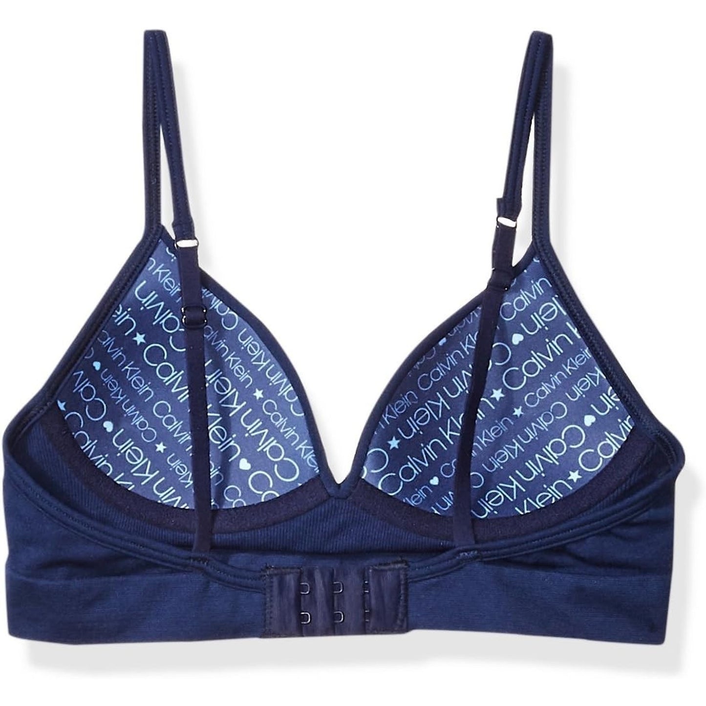 Calvin Klein Kids Girls' Seamless Hybrid Bra, Symphony, Large 10/12