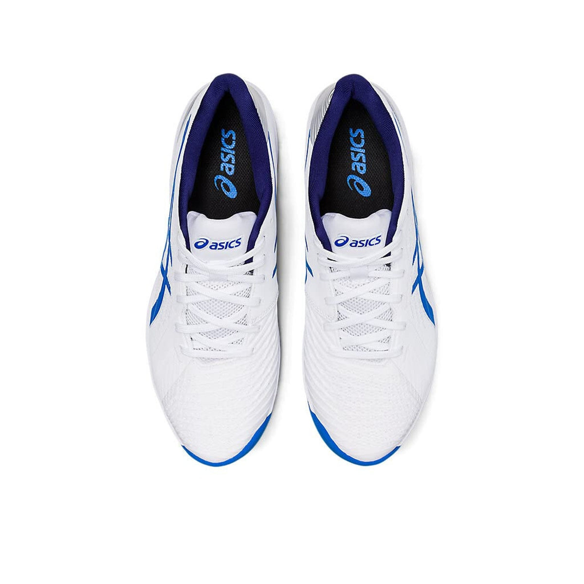ASICS Solution Swift FF Men's Tennis Shoes White/Electric Blue Size 11.5