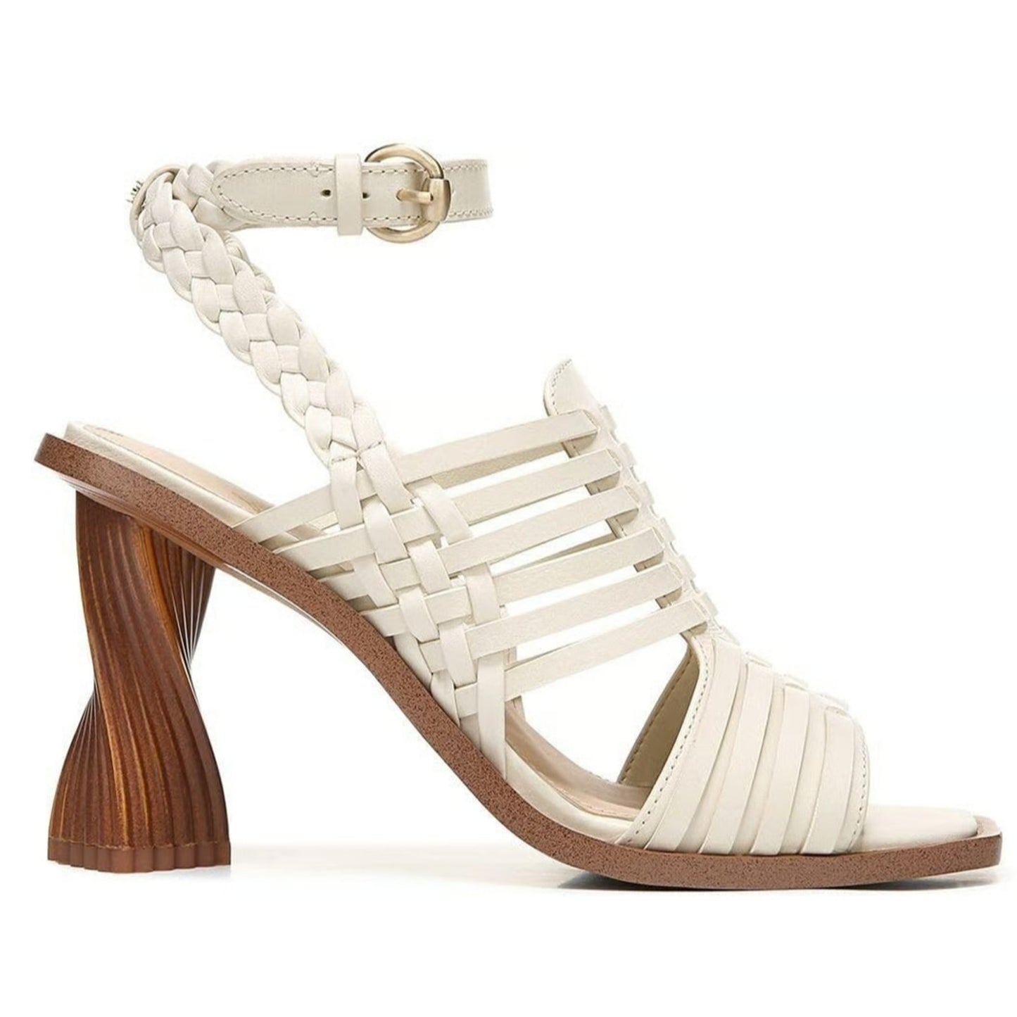 Sam Edelman Holland Ivory Leather Heels Pumps Women’s Size 8.5 M