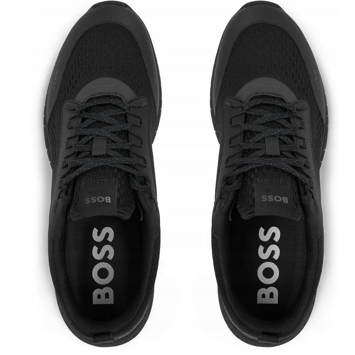HUGO BOSS SHOES BLACK TTNM EVO RUNN LTNYMN 50557828005 size 9 M