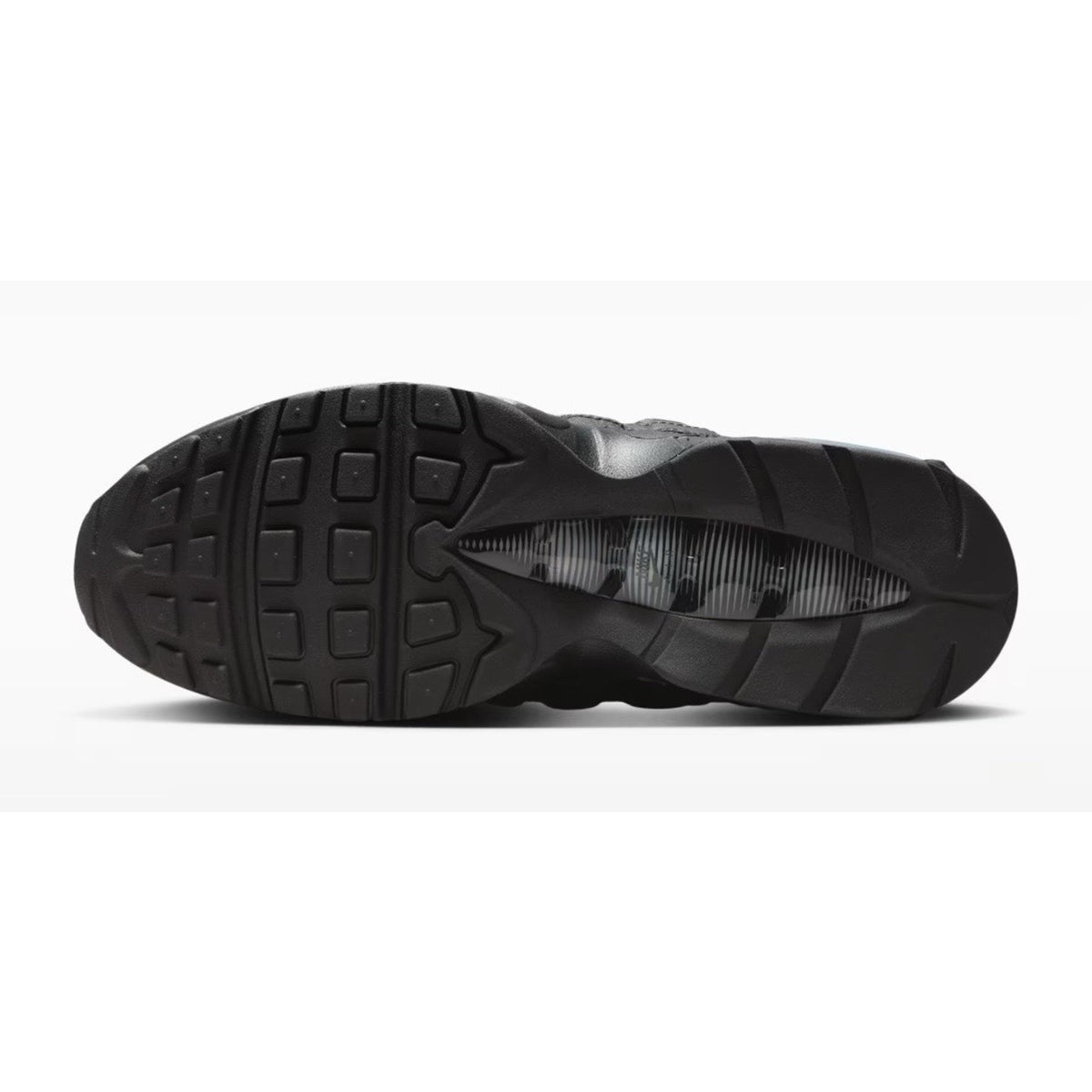 Nike Air Max 95 Big Bubble Triple Black Casual Running Sneaker Men 8 / Women 9.5