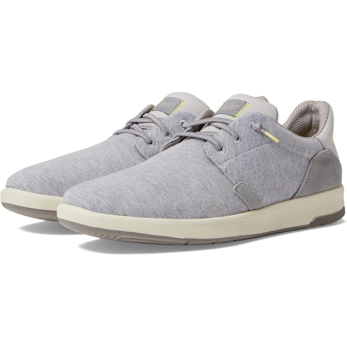 Florsheim Men's Crossover Canvas Plain Toe Slip On Sneaker Light Gray 8.5 M