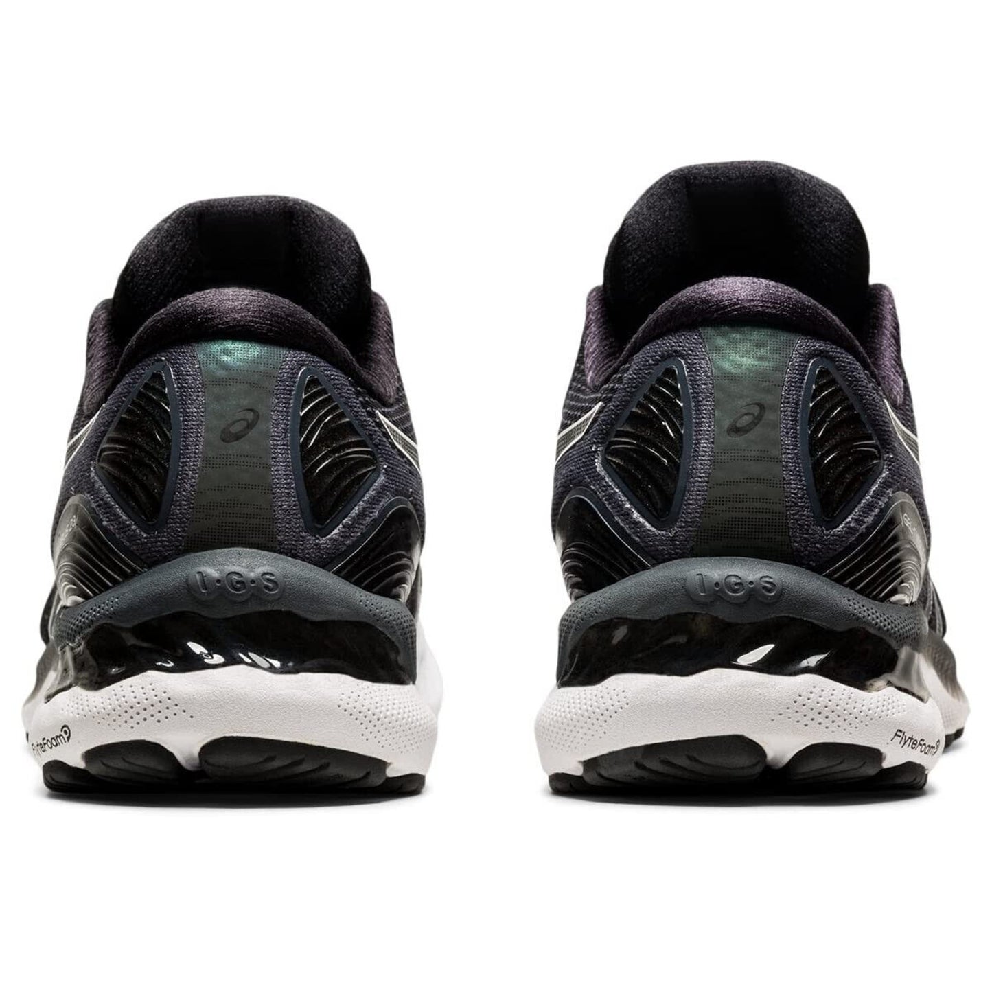 Asics Gel-Nimbus 23 running shoes for Men's Black/White 8 US Wide 2E
