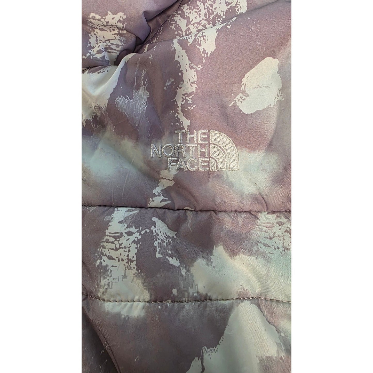 THE NORTH FACE Girl's Reversible Mossbud Swirl Jacket, Ashen Purple Medium 10/12