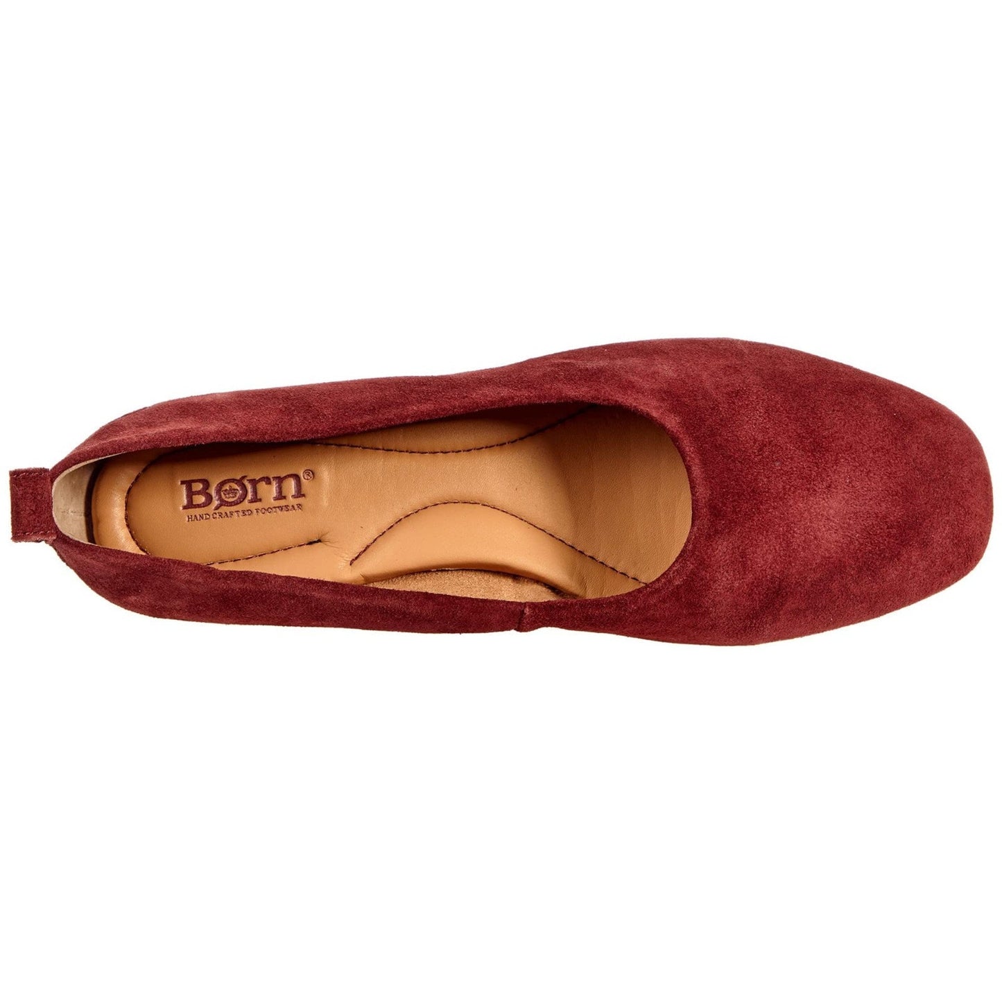BORN Beca Women's Dark Red Suede Flats Size 9 M