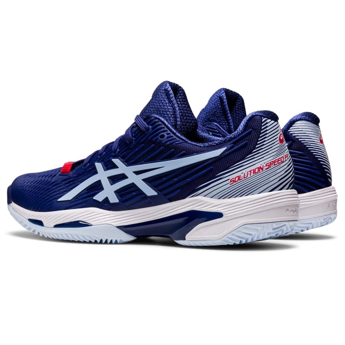 ASICS Women's Solution Speed FF 2 Clay Shoes PU Upper Dive Blue/Soft sky 7 M