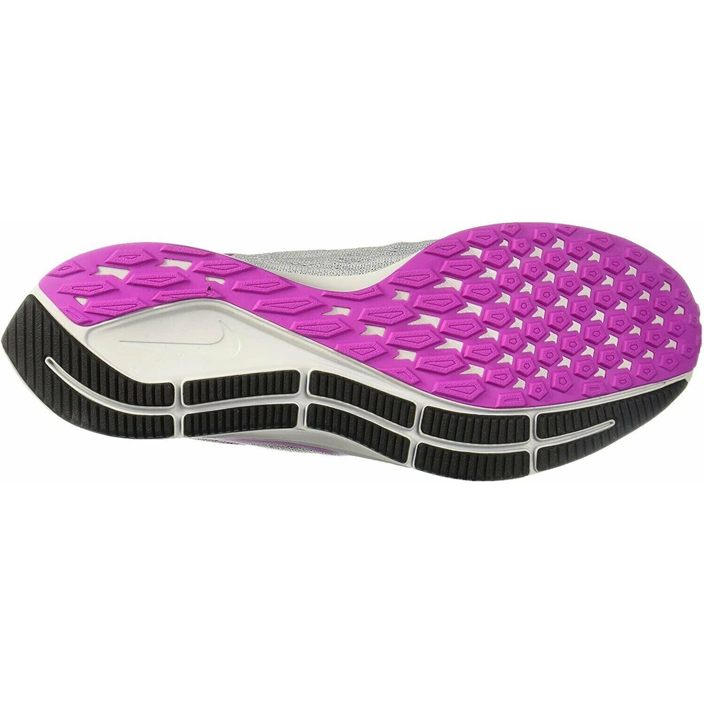 Nike Men Air Zoom Pegasus 36 Running Shoes Pure Platinum/Hyper Violet Men 10 US