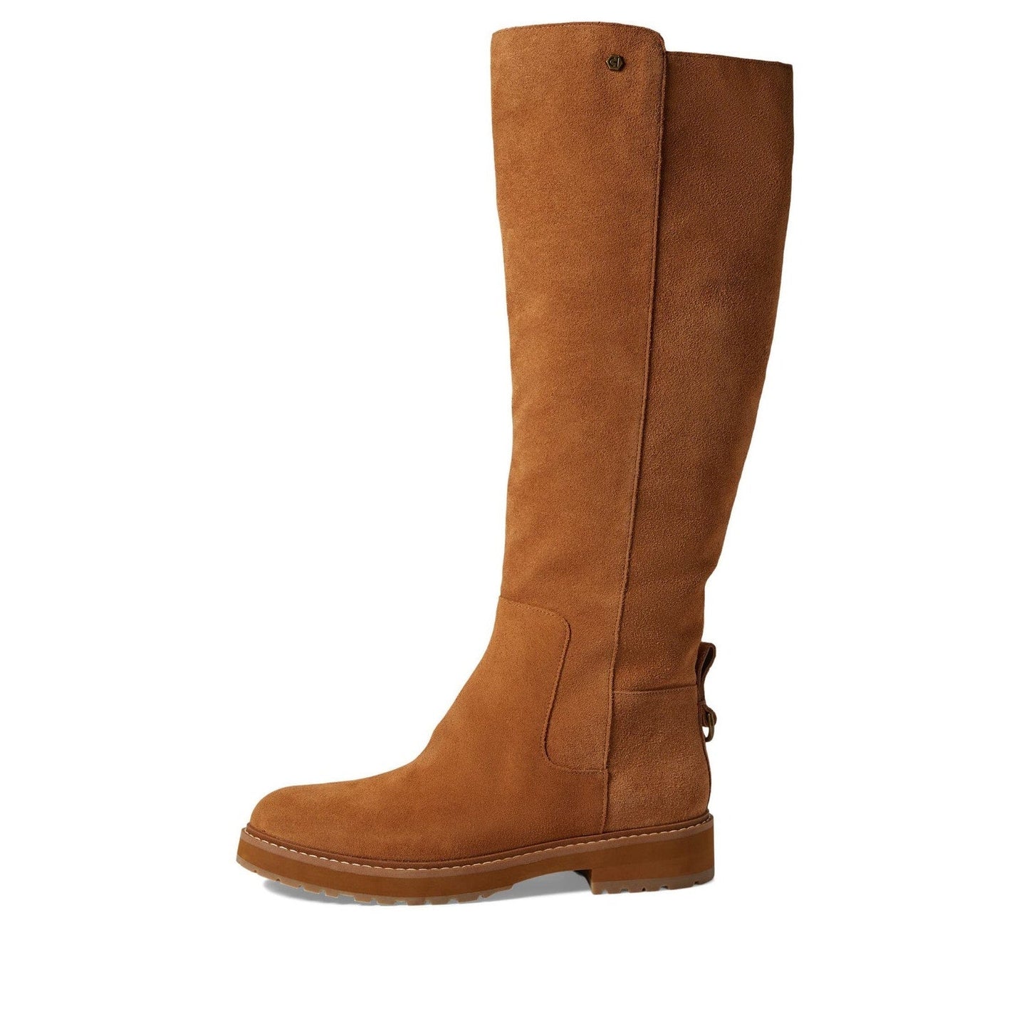 Cole Haan Waterproof Greenwich Tall Boot Golden Honey Suede/Antique size 9 M Cole Haan