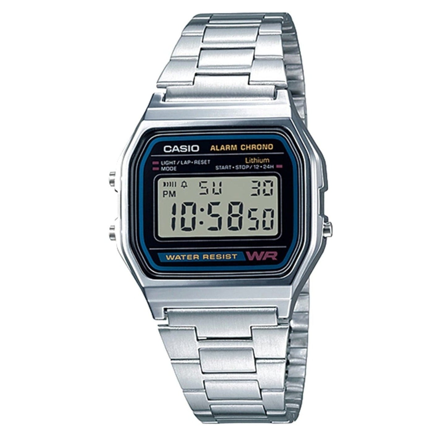 Casio A158WA Series | Unisex Digital Watch | Vintage | WR | 100 SEC Stop Watch Casio