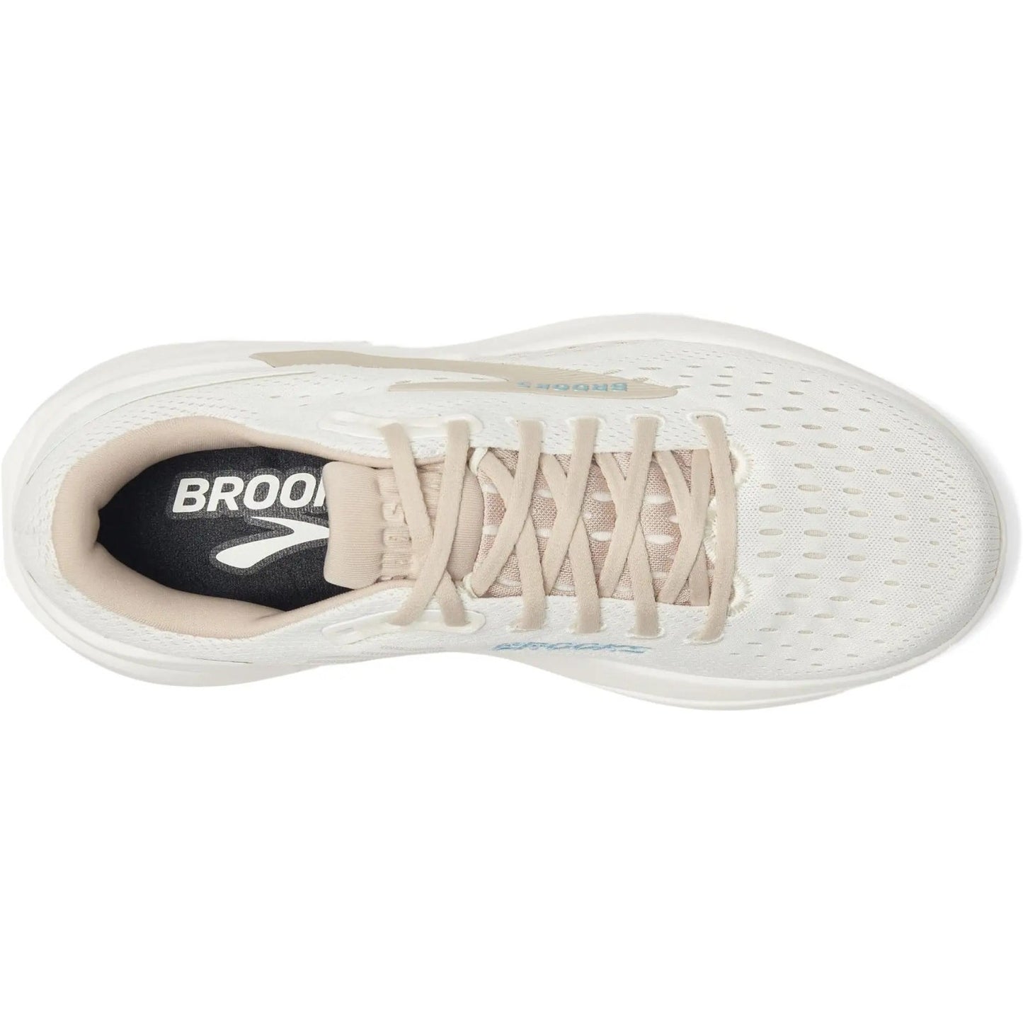 Brooks Ghost Max 3 Women Running Shoes Coconut/grey/blue Size: 11.5 Extra Wide