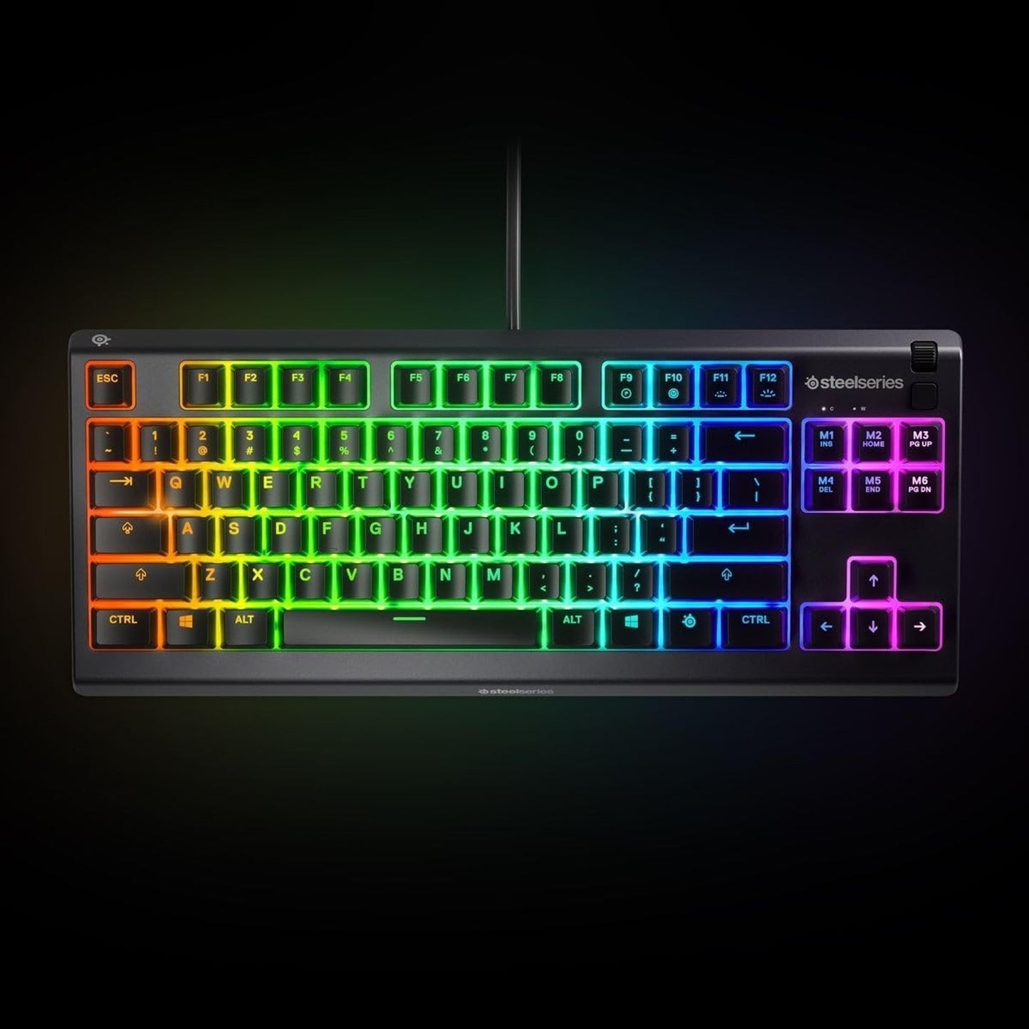 Steelseries Apex 3 TKL Compact Wired Gaming Keyboard Anti-Ghosting Technology En
