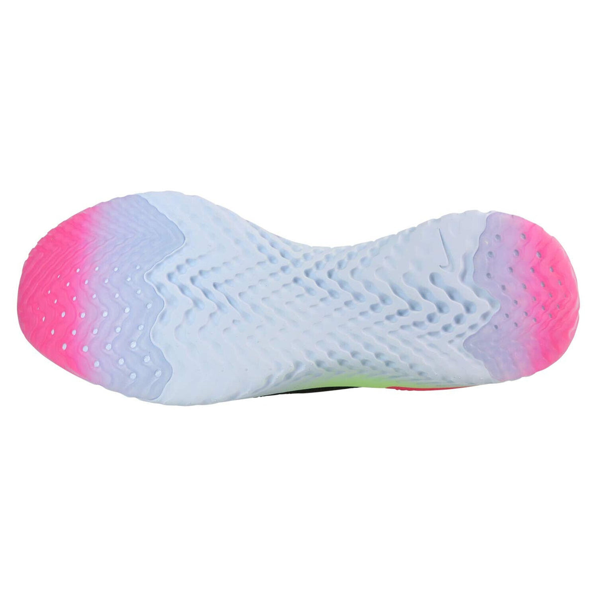 Nike Womens Epic React Flyknit 2 Black /Black Sapphire Sneakers, Size 5 B