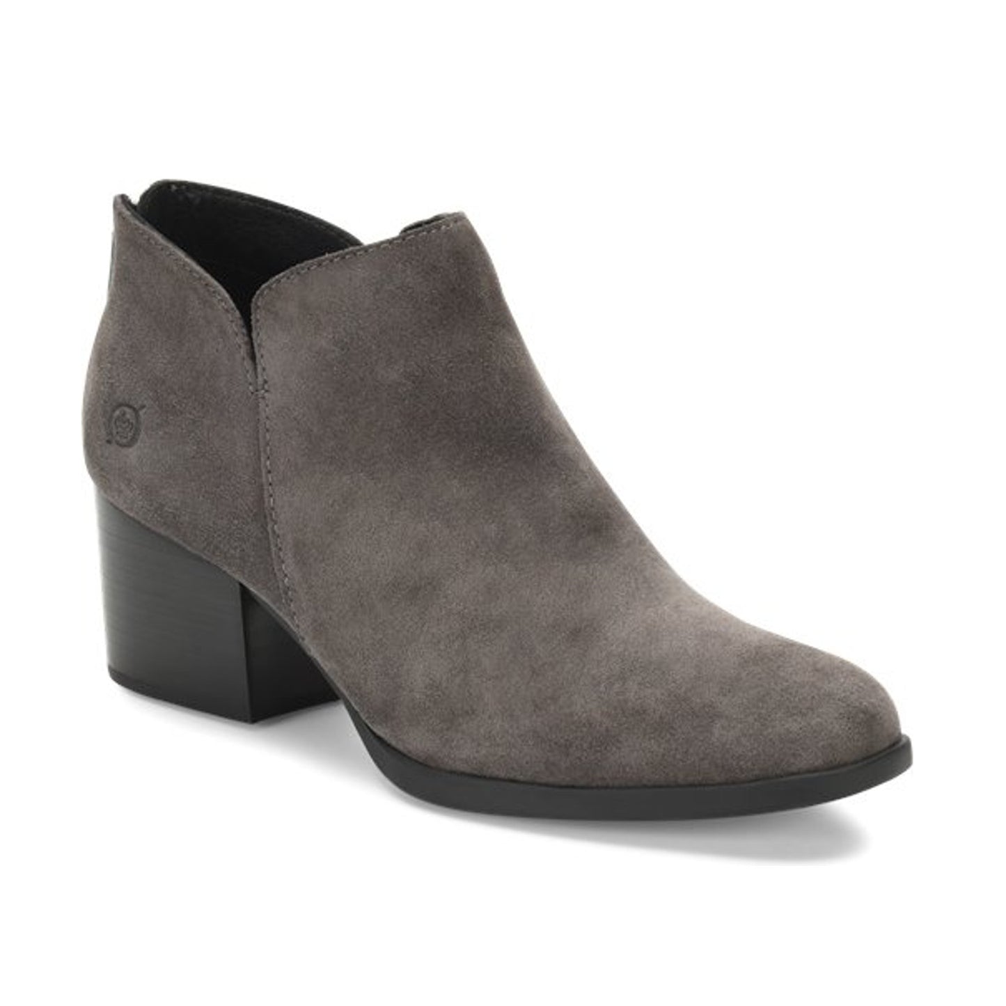 BORN Womens Remo Grey Suede Ankle Boots Size 8.5 M