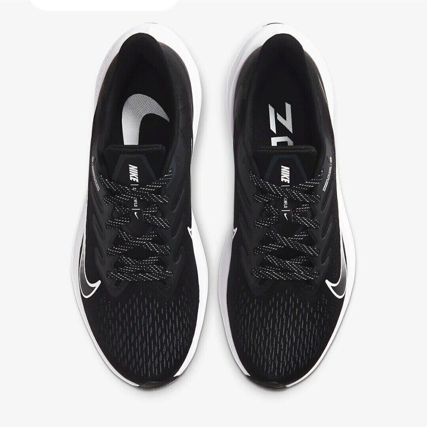 Nike Men's Air Zoom Winflo 7 Running Shoe, Particle Grey/Black-white, 9.5 US
