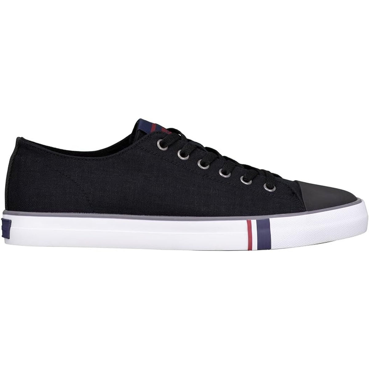 Ben Sherman Dorset Lo Men's Canvas Casual Shoe Sneakers Black, White 13 M