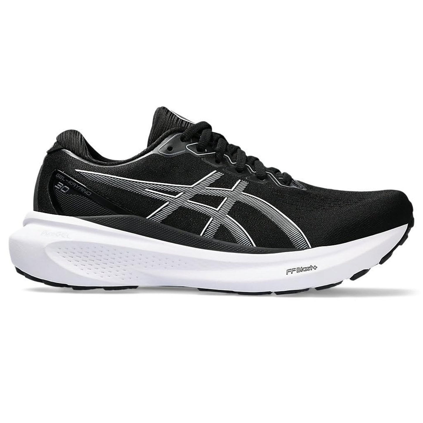 ASICS Women's Gel-Kayano 30 Running Shoes, Black/Sheet Rock Size 10 US Narrow