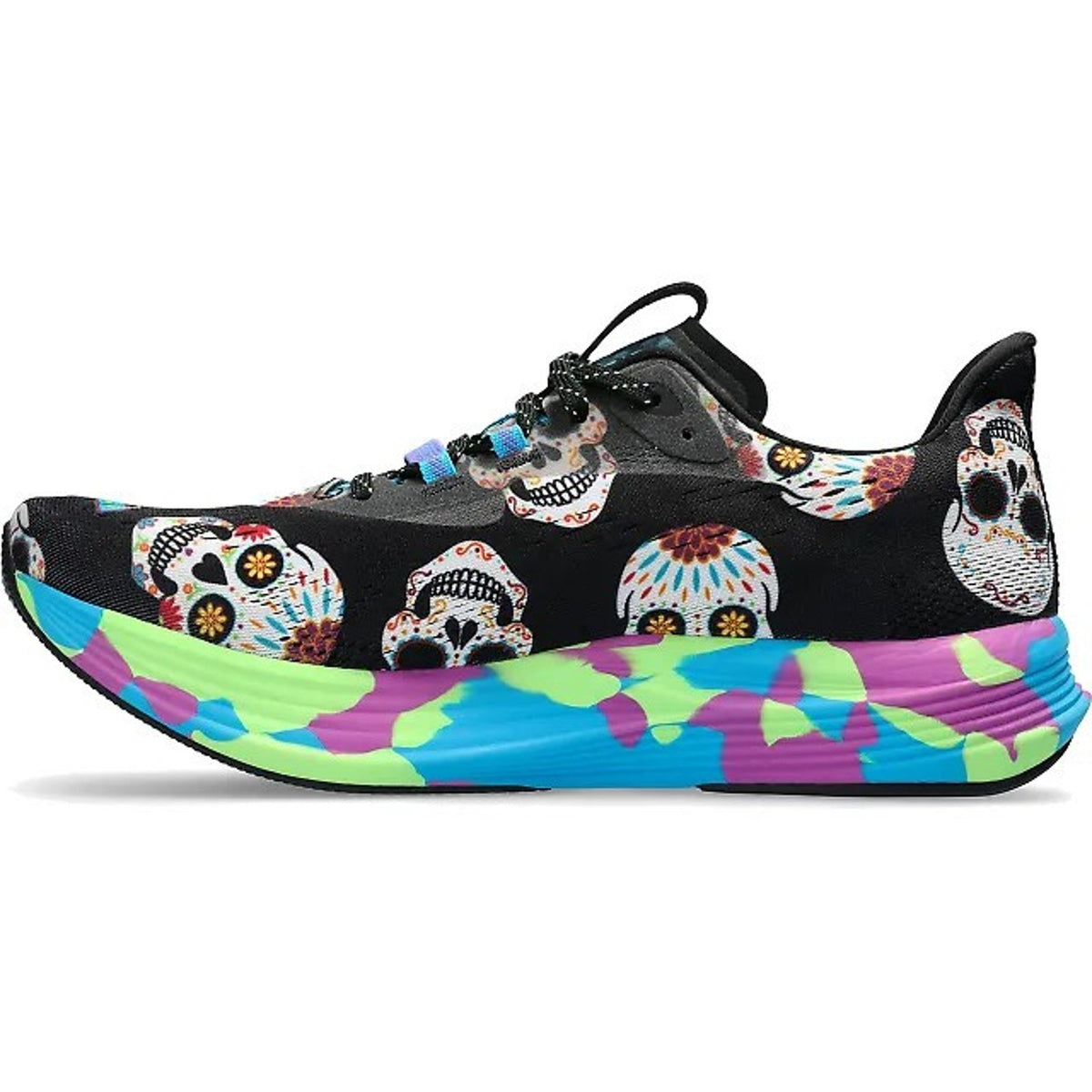 ASICS Noosa TRI 15 Men's Running Shoes Black/Island Blue Size 12 M Skull