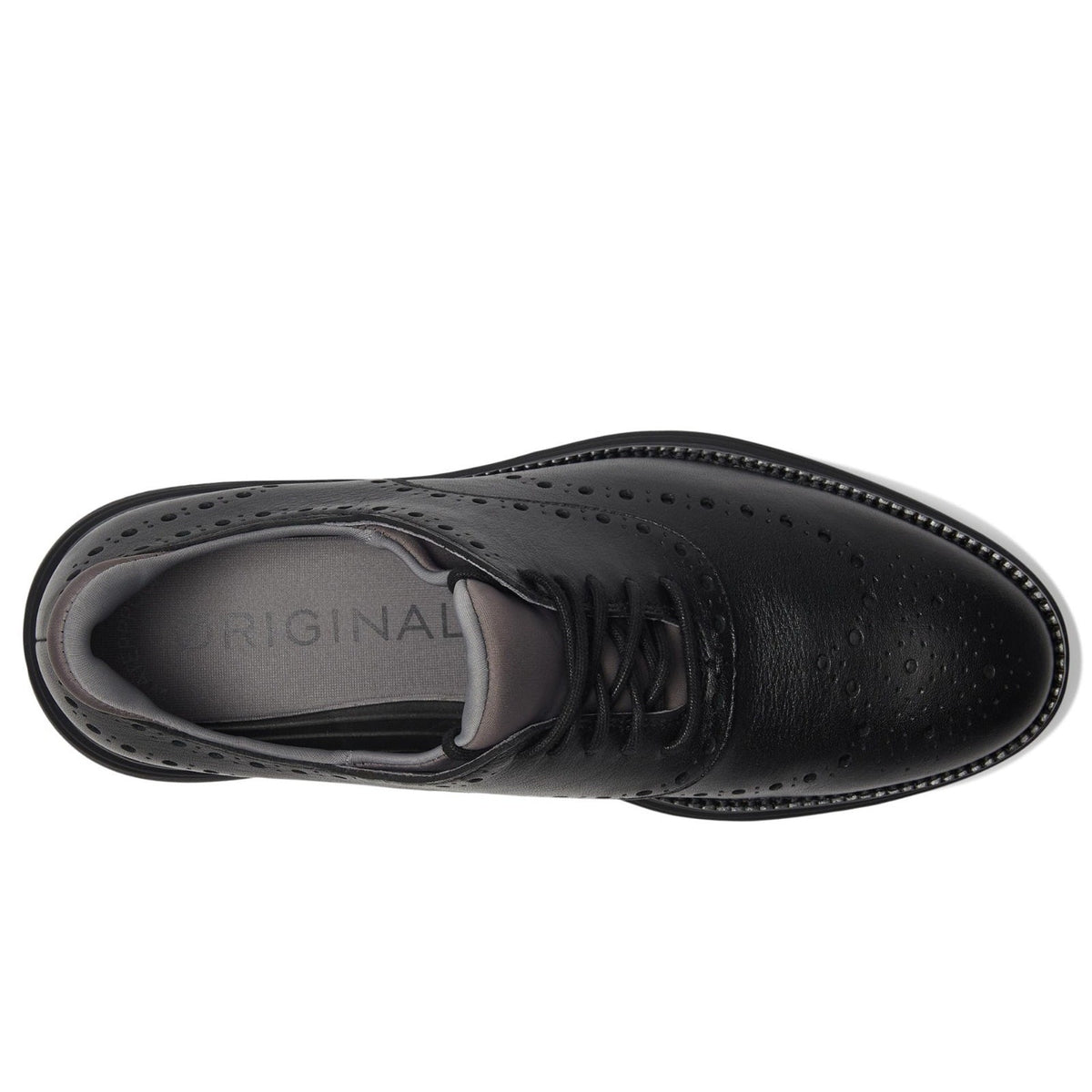 Cole Haan Øriginal Grand Men's Ultra Oxfords Wingtip Shoes Black Leather Size 12