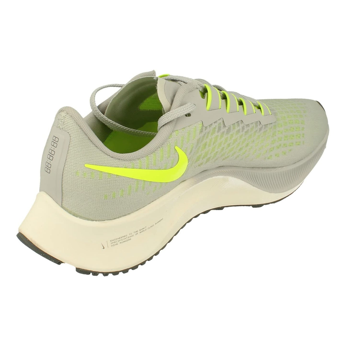 Nike Air Zoom Men's Pegasus 37 Grey Fog VoltSmoke Grey sail Running Shoe Size 12