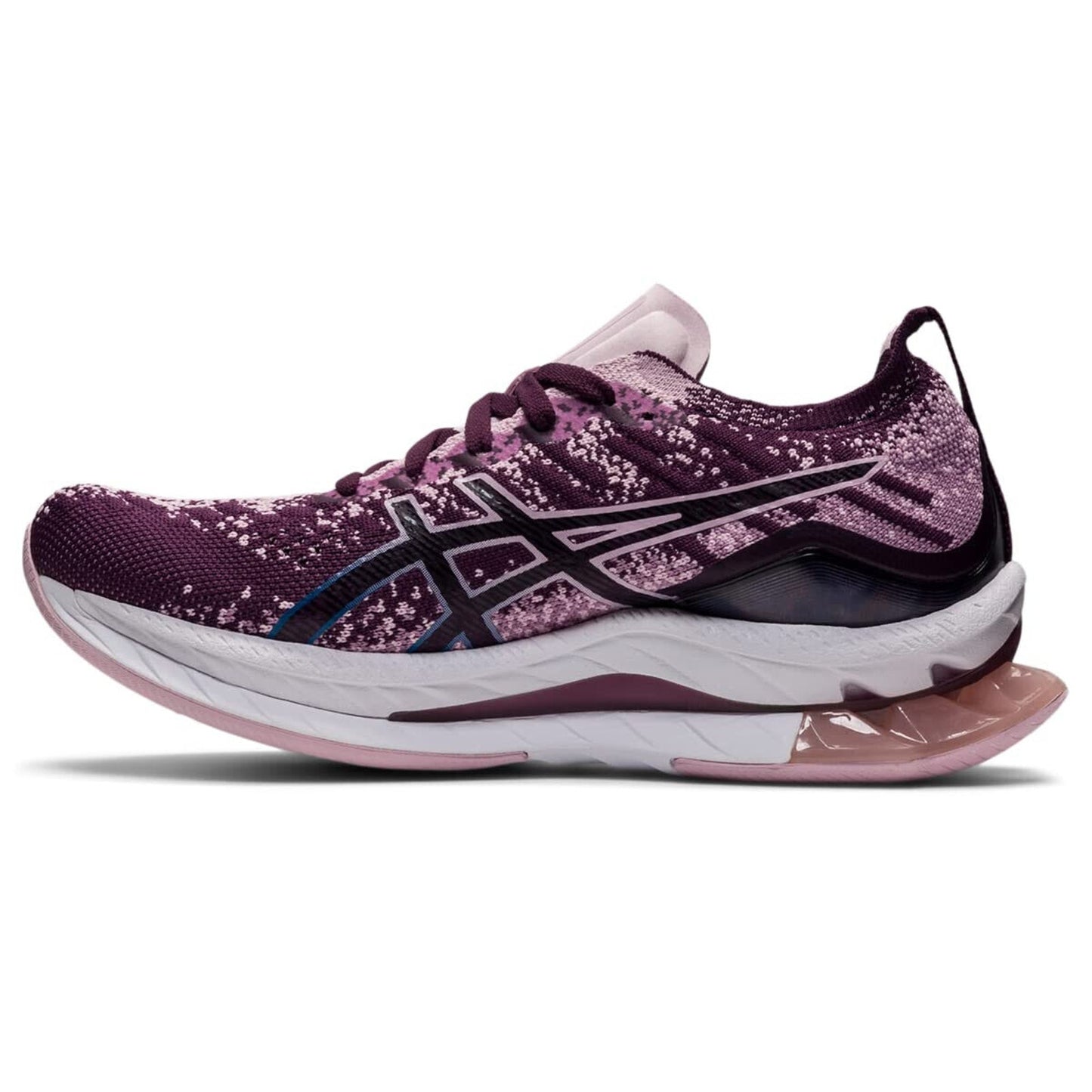 ASICS Women's Kinsei Blast Running Shoe,DEEP Plum/Barely Rose 5.5 US