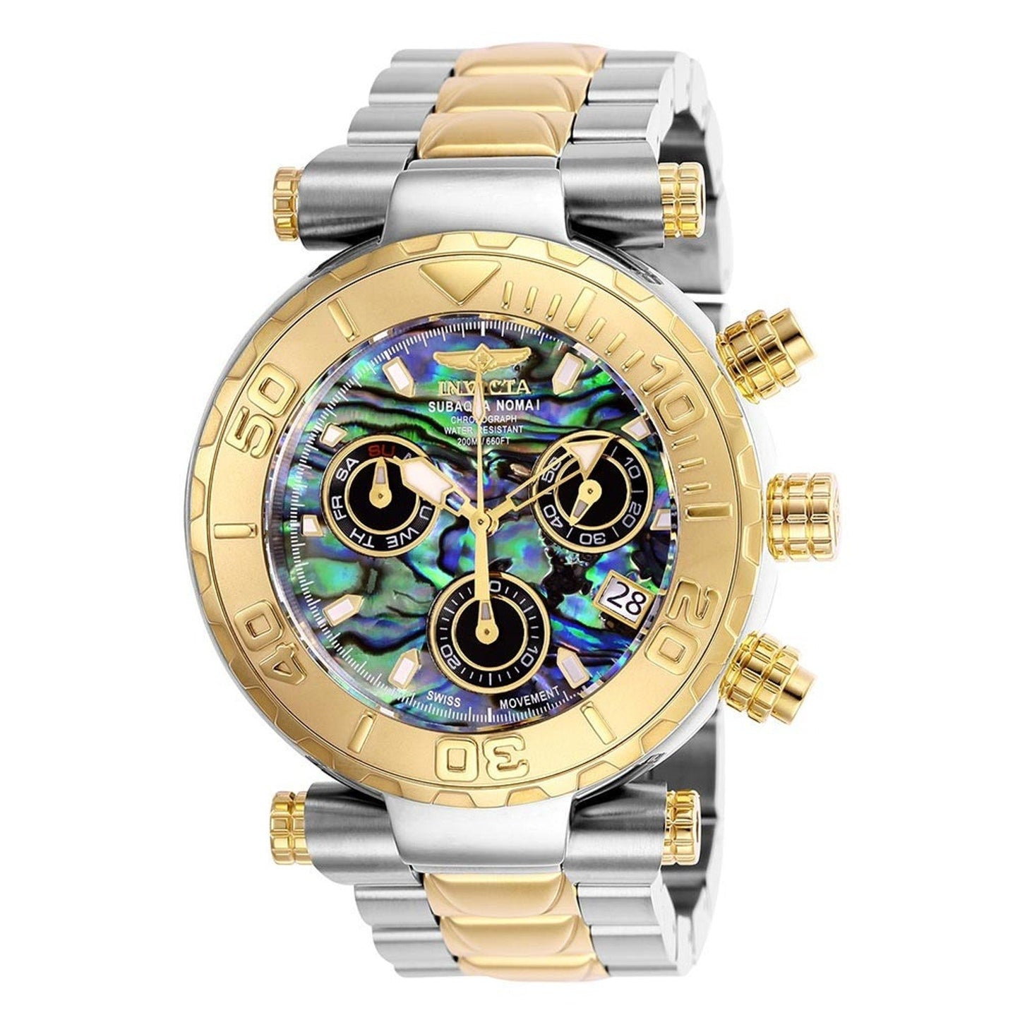 New Invicta Subaqua Swiss Ronda Z60 Caliber Men's Watch w/ Abalone Dial - 47mm Invicta