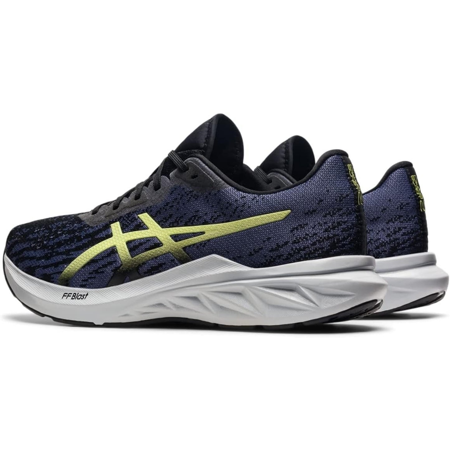 Asics Dynablast 2 Shoes Men's Black/Glow Yellow Low Top Running Sneakers 9 M