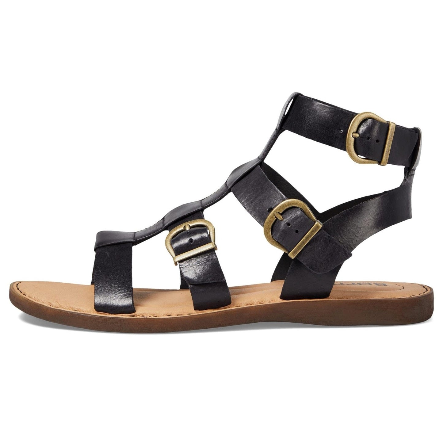 Born Haidee Full Grain Leather Flat Women's Sandal Size 10 M