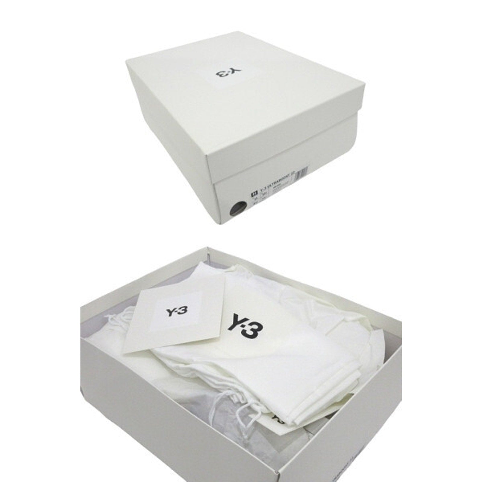 adidas Y-3 Ultraboost 22 Men's Sneakers, Core White/Cream White/White, 11.5 M adidas