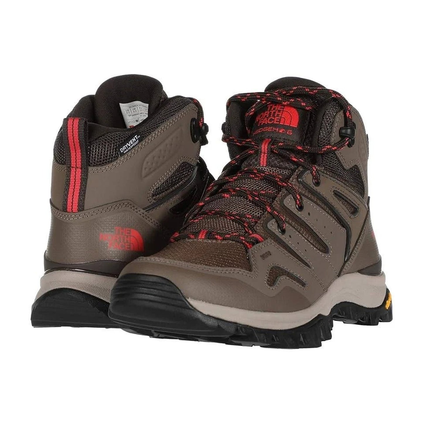 The North Face Women's Hedgehog Fastpack II Mid WP Boot Brown Black 8.5 M