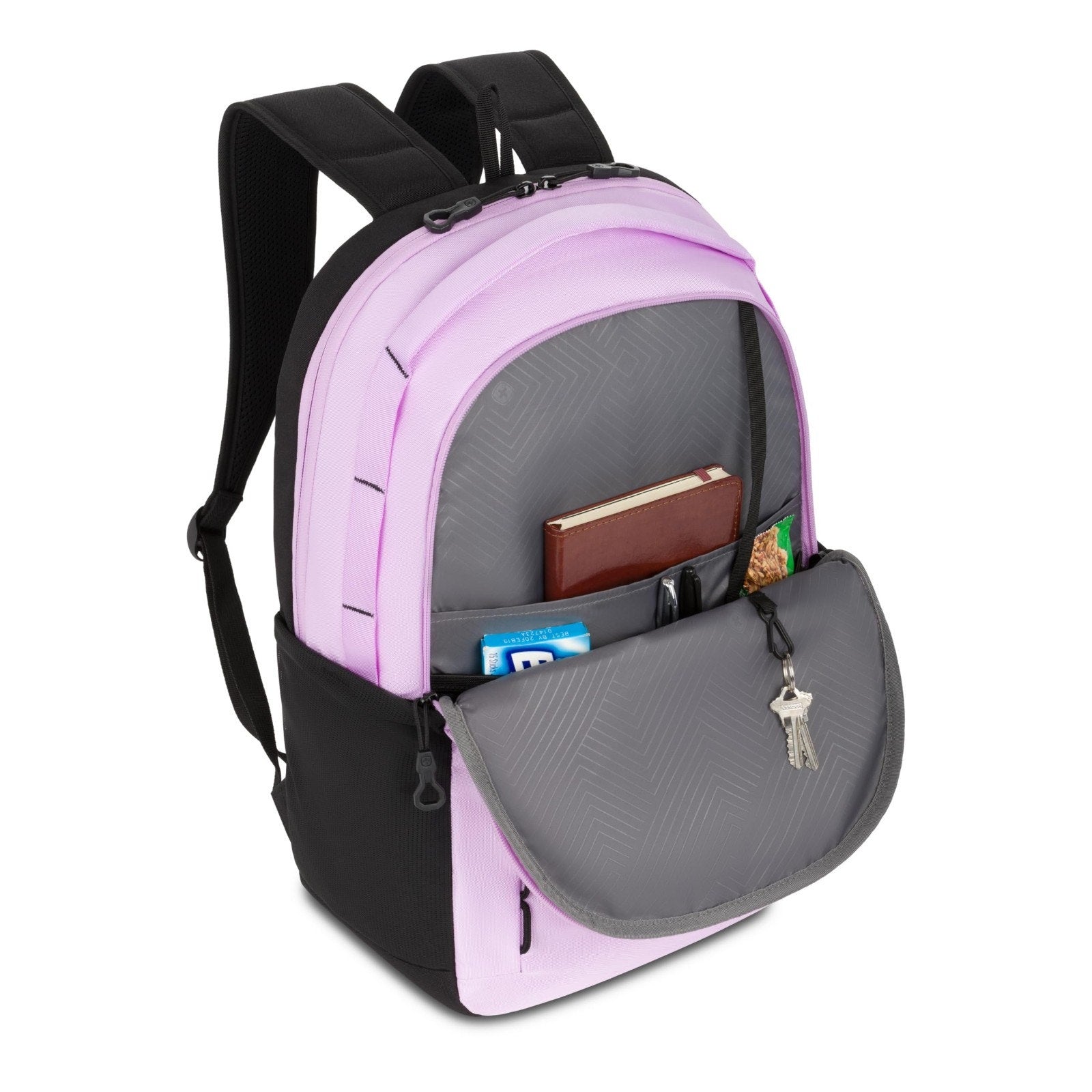 SwissGear Versa Laptop Backpack, Pastel Lilac, 18.25"x12.5"x6.25" SWISSGEAR