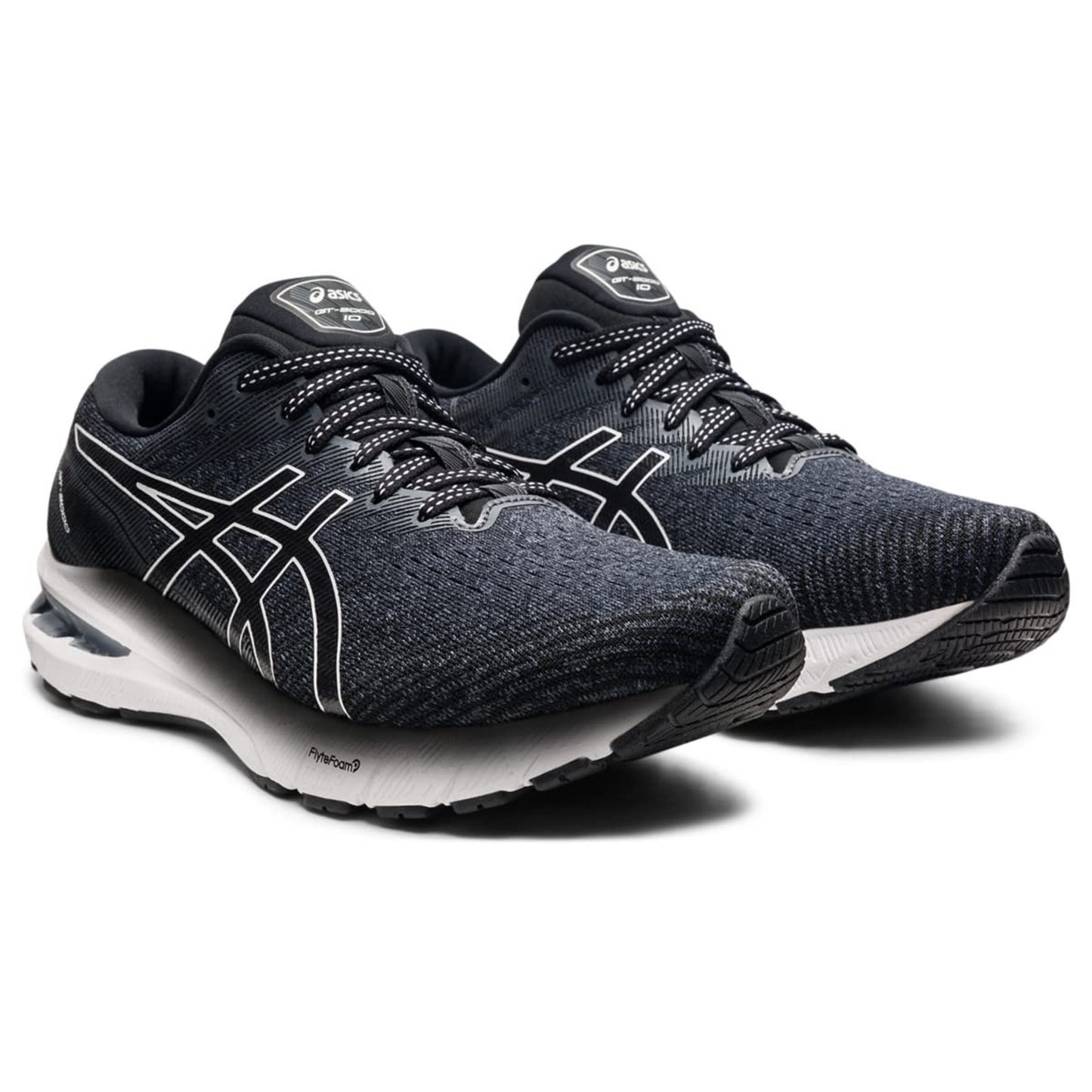 ASICS GT 2000 10 Men's Running shoes Black/ White Size 8.5 M