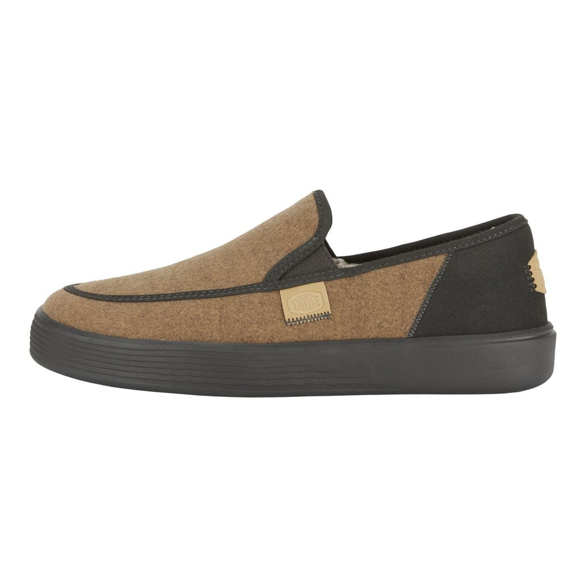 Heydude Men's Sunapee Warmth Casual Slip-On Moccasin Sneakers Brown Size 8