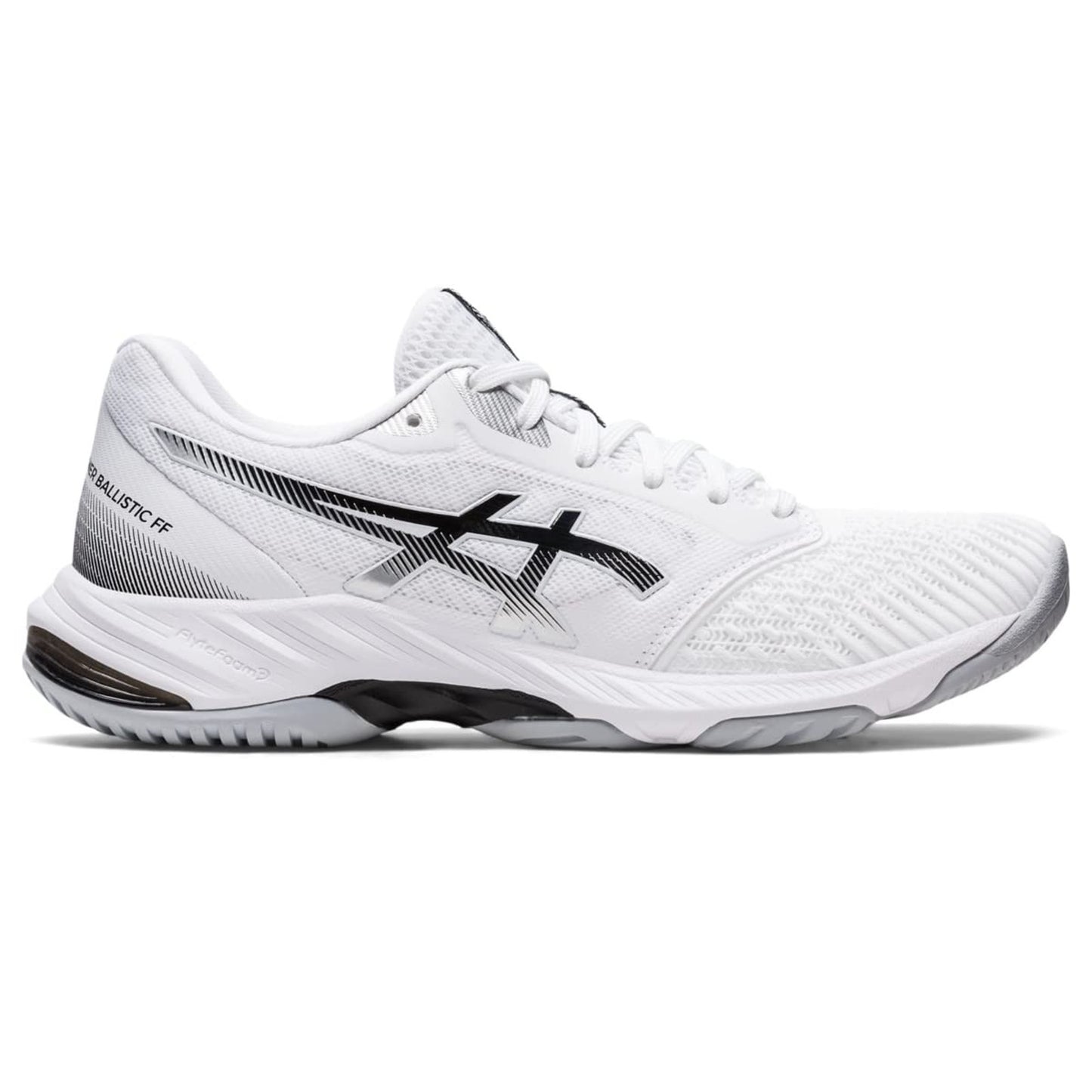 ASICS Netburner Ballistic FlyteFoam 3 Women's Shoes 10 US, White/Black