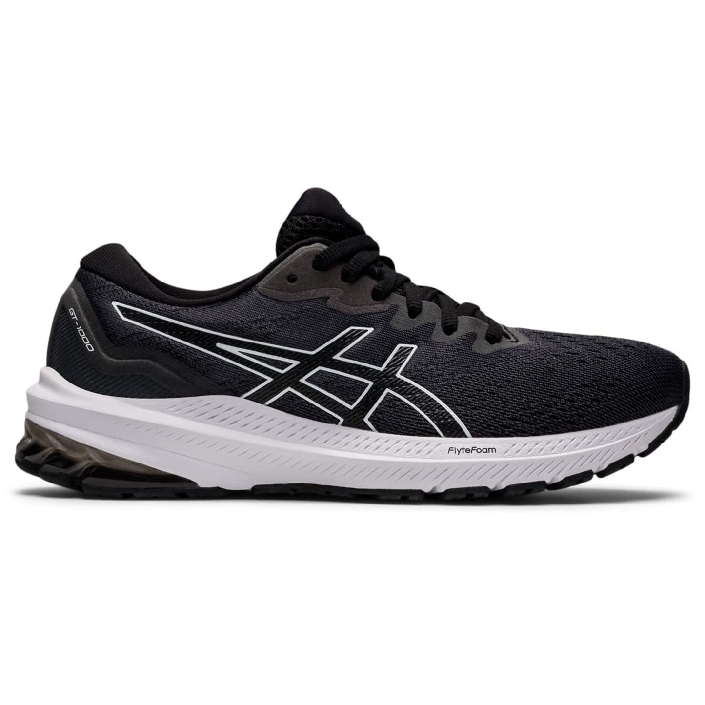 ASICS GT-1000 11 Womens Running Shoes Black/White 1012B196-001 Size 8.5 Wide