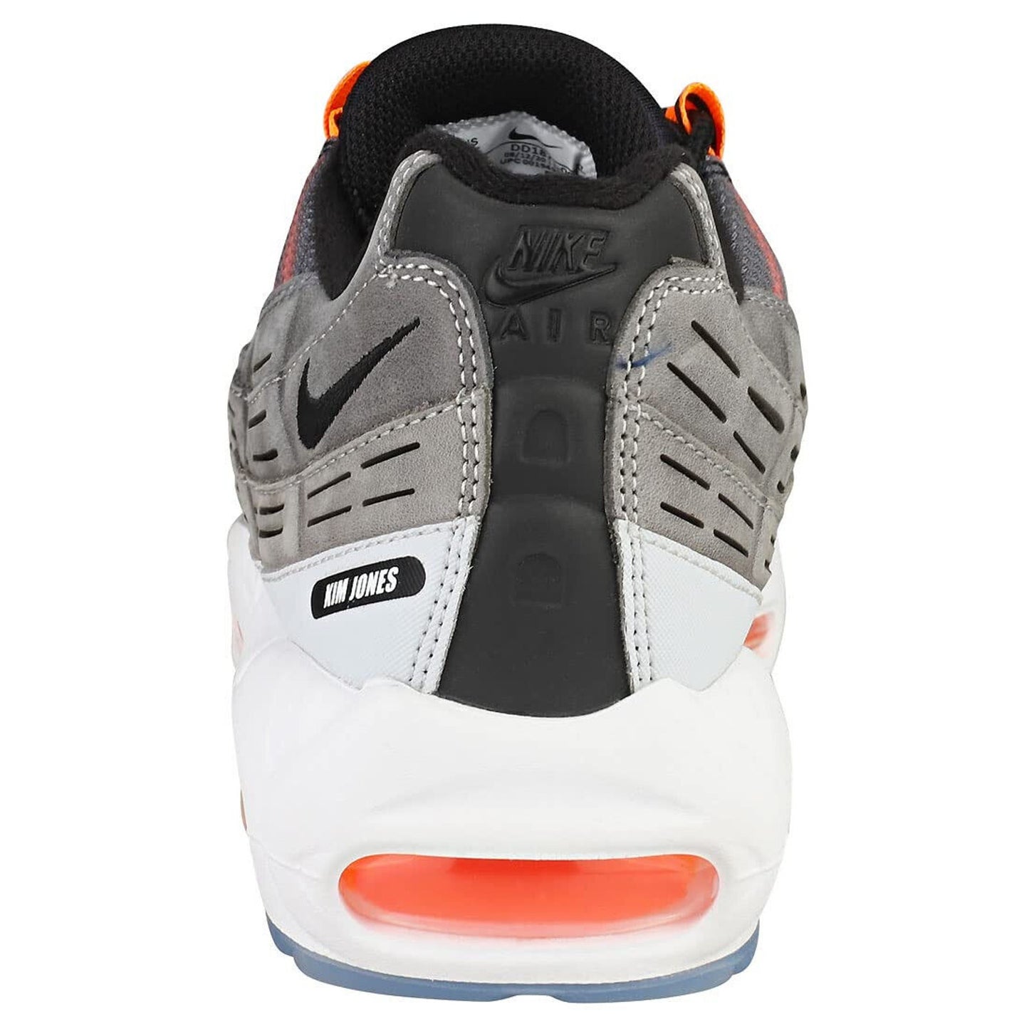 Nike Air Max 95 Kim Jones Mens Black Total Orange Dark Grey Shoes Sz 9