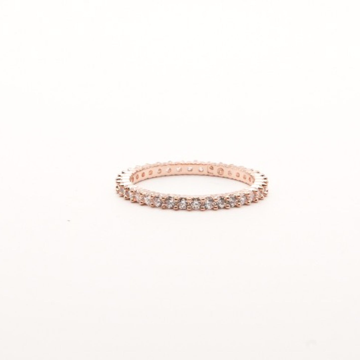 Swarovski Matrix Vittore Ring Circle-Cut Crystals on a Rose Gold Tone Setting 5