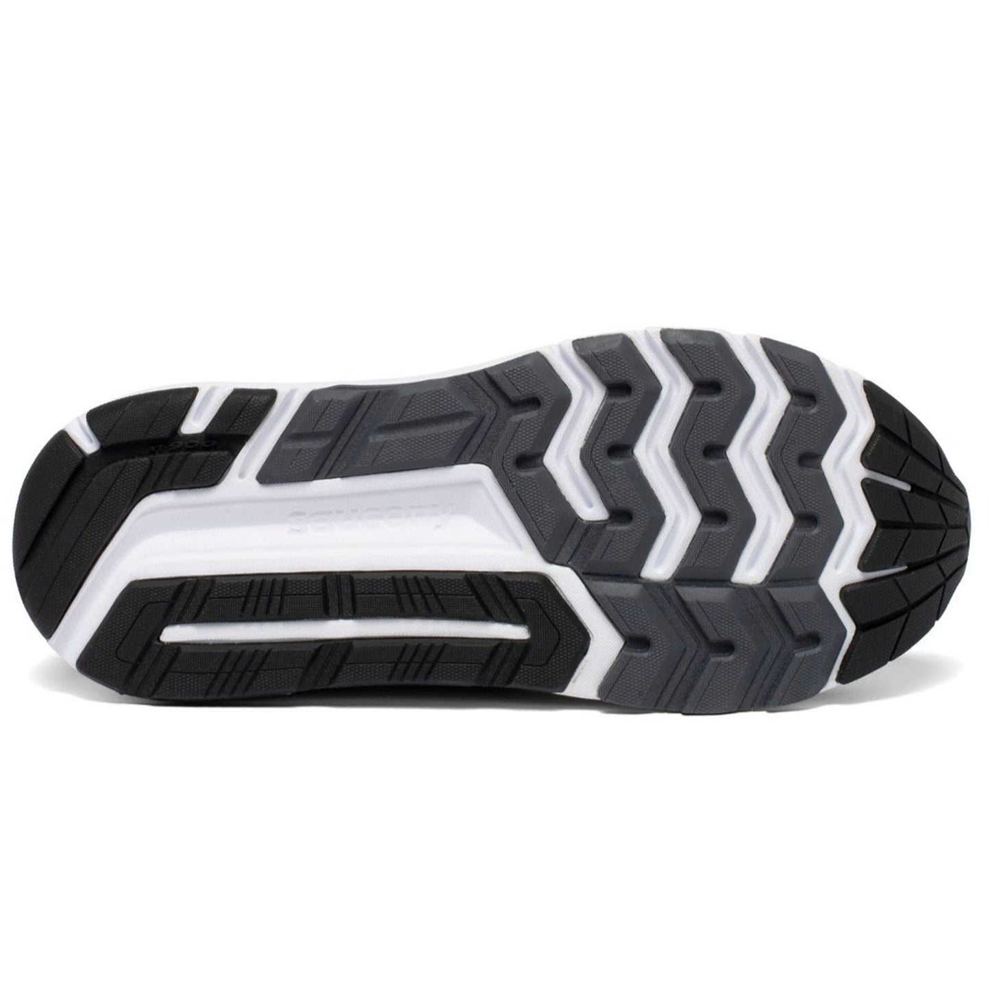 Saucony Men's Echelon 8 Running Shoe, Black/White, 12.5 Wide