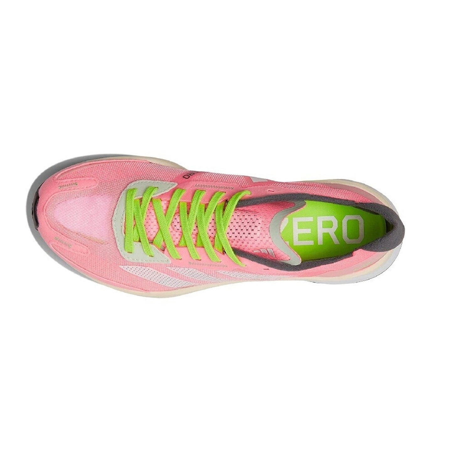adidas Adizero Boston 11 Womens Running shoes Beam Pink/White/Beam Green 8 B