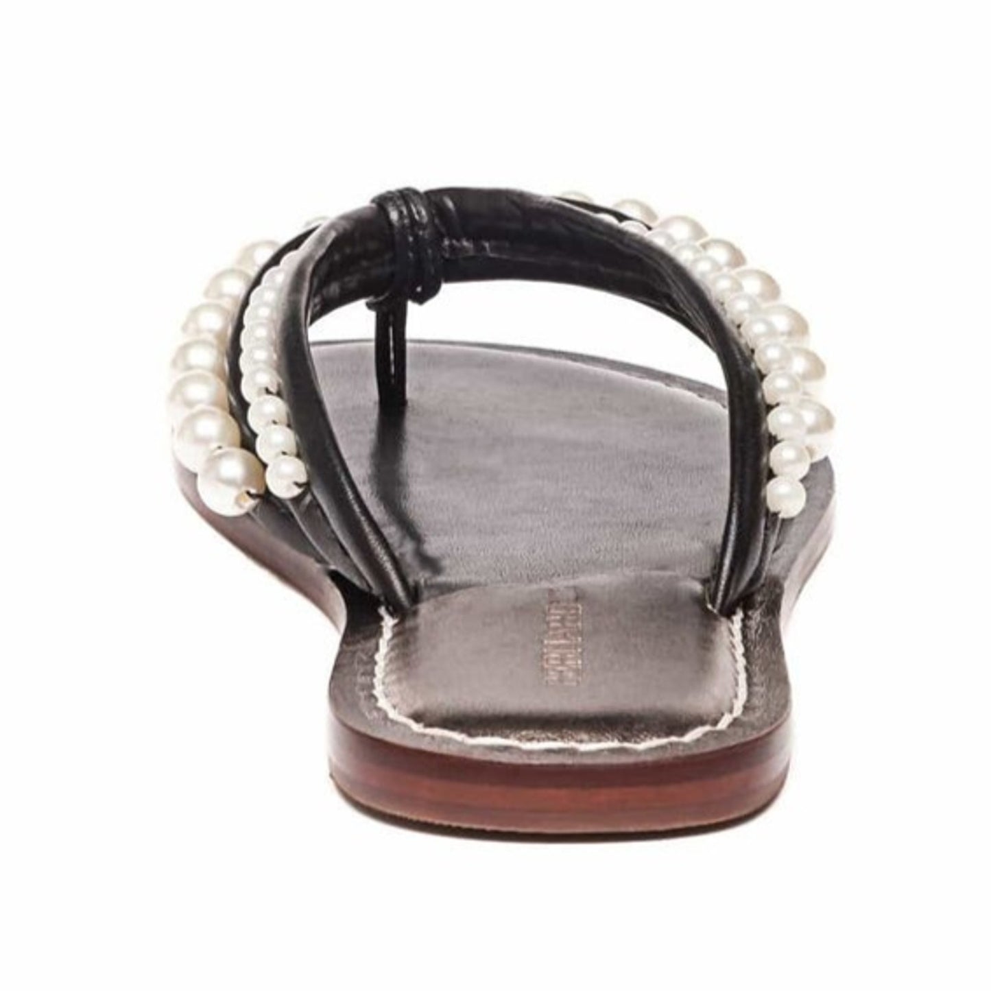 Bernardo Miami Pearl Womens Sandal Size 8 M Black Graphite Antique Calf Leather