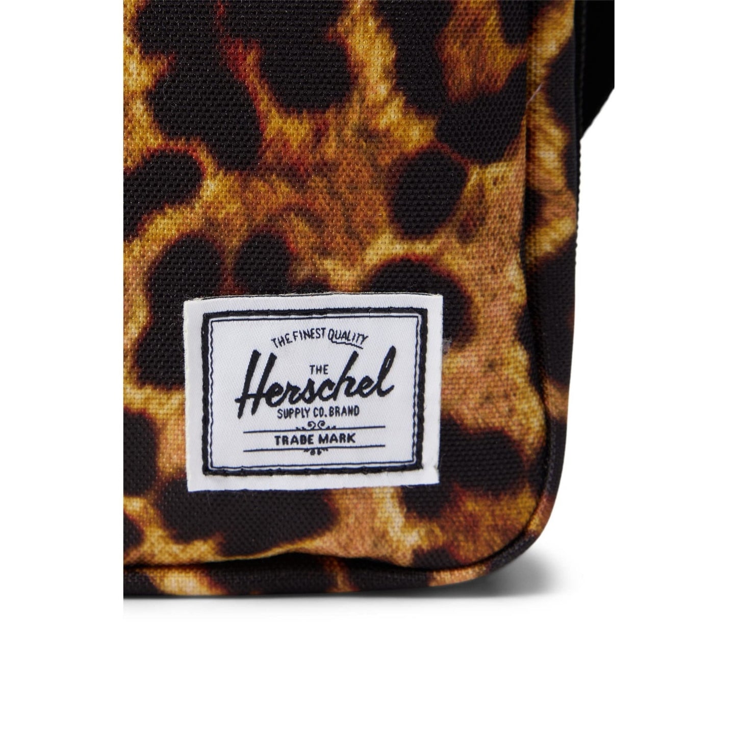 HERSCHEL SUPPLY CO Leopard Print With Black Trim Small Crossbody Bag