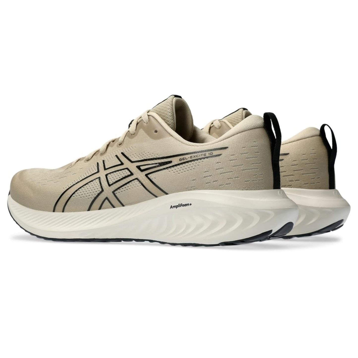 New ASICS GEL Excite 10 Men's running shoes Size 8 Feather Grey/Black