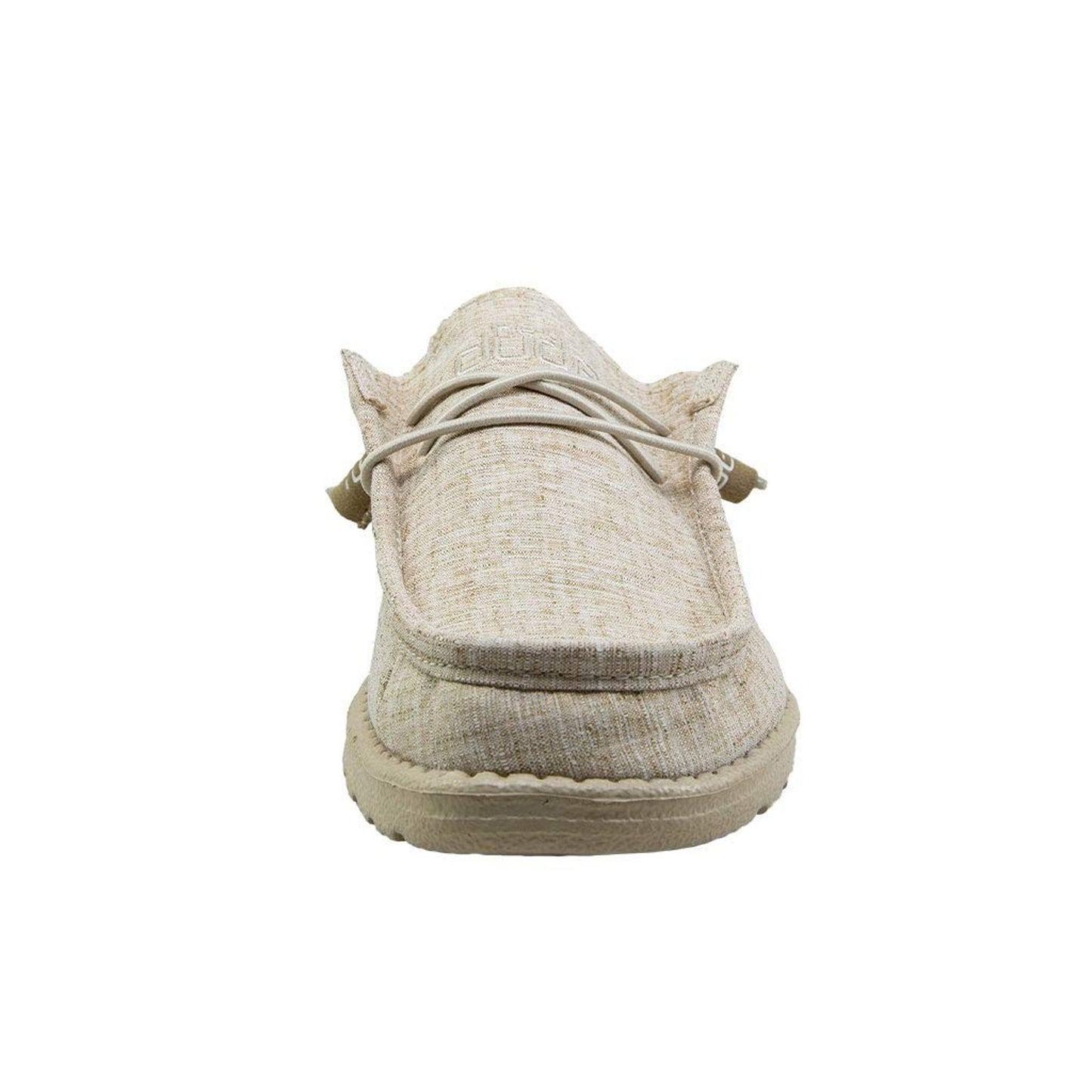 HEYDUDE Wally Chambray Men’s Slip-On Lightweight Loafers shoes Beige Size 11