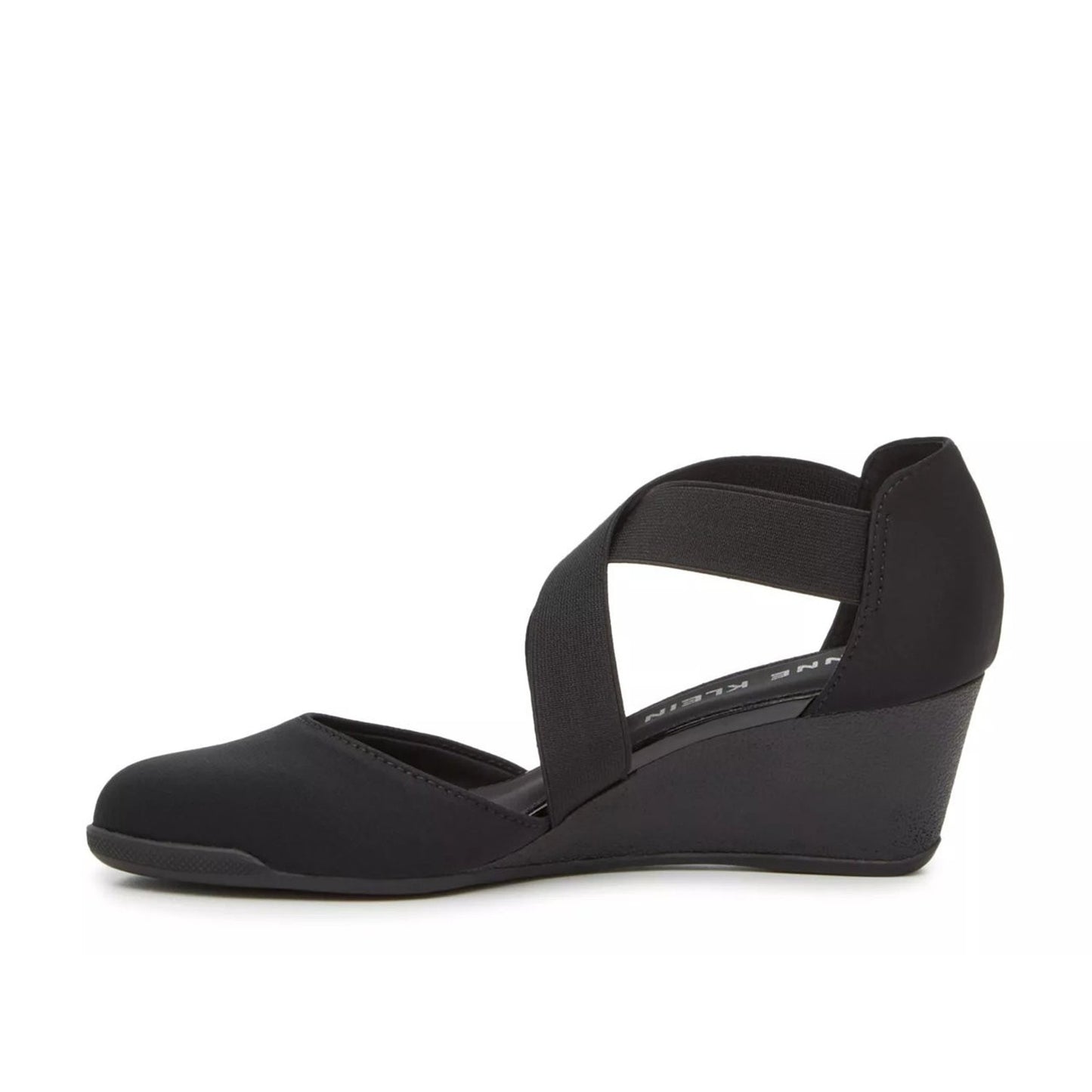Anne Klein Ted Wedge Pump Women's Shoes - Black 8.5 M