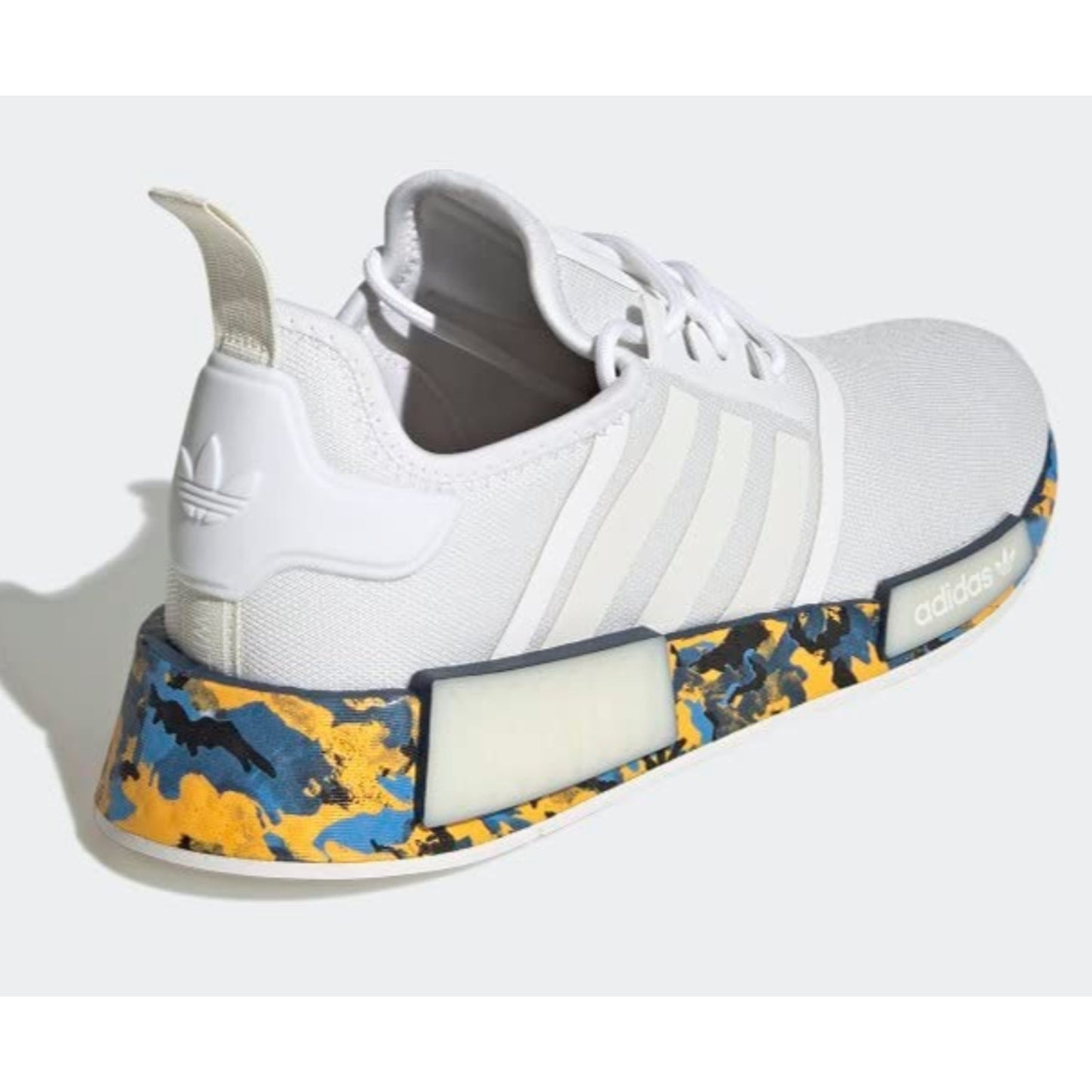 Adidas NMD_R1 White Camo Gold Blue Men’s Size 11 M GX4466